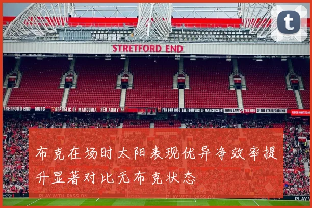 布克在场时太阳表现优异净效率提升显著对比无布克状态